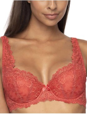 Бюстгальтер балконет тюльпан MAT CARMELA M-053-22 Ceglany, Цвет: кирпичный, Размеры: 65B