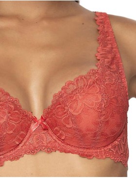 Бюстгальтер балконет тюльпан MAT CARMELA M-053-22 Ceglany, Цвет: кирпичный, Размеры: 65B, изображение 3