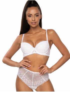 Бюстгальтер пуш-ап MAT ELIF M-3802-11 Bialy, Цвет: белый, Размеры: 70G, изображение 4