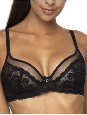 Мягкий бюстгальтер MAT LINDSAY M-0203-2 Czarny, Цвет: черный, Размеры: 65I