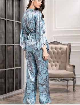 Домашний комплект тройка Mia-Amore PROSECCO 4225, Цвет: бирюзовый, Размеры: 2XL, изображение 4