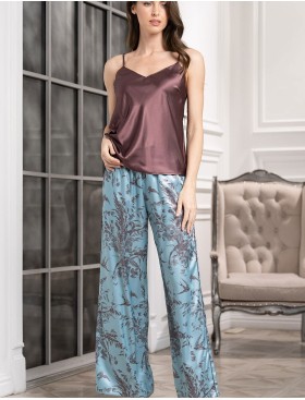 Домашний комплект тройка Mia-Amore PROSECCO 4225, Цвет: бирюзовый, Размеры: 2XL, изображение 2