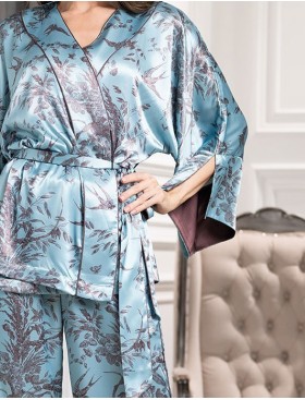 Домашний комплект тройка Mia-Amore PROSECCO 4225, Цвет: бирюзовый, Размеры: 2XL, изображение 5