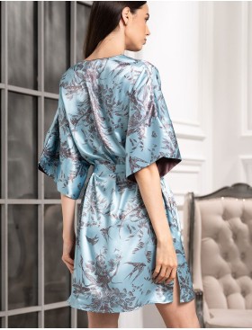 Короткая шелковая туника Mia-Amore PROSECCO 4227, Цвет: бирюзовый, Размеры: L/XL, изображение 2