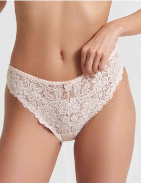 Трусы стринги кружевные Simona M 003/05 жасмин, Цвет: жасмин, Размеры: 2XL
