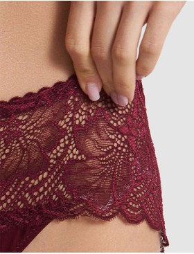 Трусы слипы Simona M 045/24 бордовый, Цвет: бордо, Размеры: L, изображение 2