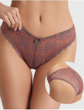 Кружевные трусы слипы Simona M 055 акула, Цвет: акула, Размеры: M