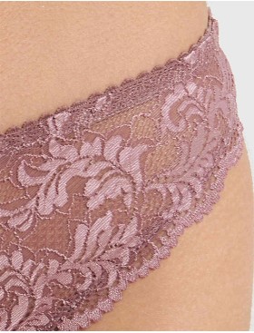 Кружевные трусы слипы Simona M 055 кофейно-розовый, Цвет: кофейно-розовый, Размеры: L, изображение 2