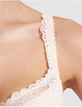 Бюстгальтер балконет Simona M 608/05 жасмин, Цвет: жасмин, Размеры: 80C, изображение 4