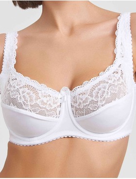 Бюстгальтер мягкий Simona M 912 белый, Цвет: белый, Размеры: 75H