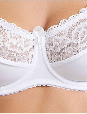 Бюстгальтер мягкий Simona M 912 белый, Цвет: белый, Размеры: 75H, изображение 4