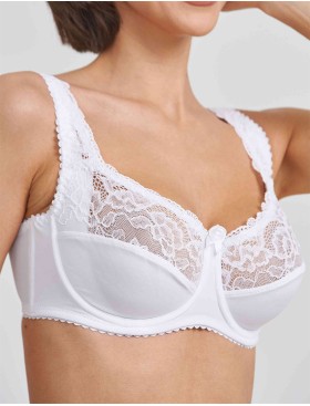 Бюстгальтер мягкий Simona M 912 белый, Цвет: белый, Размеры: 75H, изображение 3