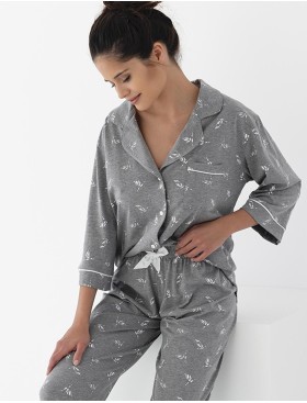 Пижама с брюками Sensis DORA, Цвет: серый, Размеры: M