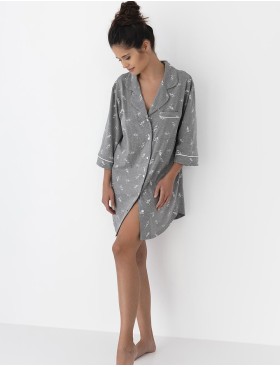 Сорочка - рубашка Sensis DORA, Цвет: серый, Размеры: L, изображение 2