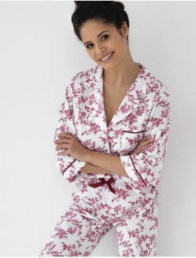 Пижама с цветочным принтом Sensis ROSALINE, Цвет: розовый, Размеры: M, изображение 3