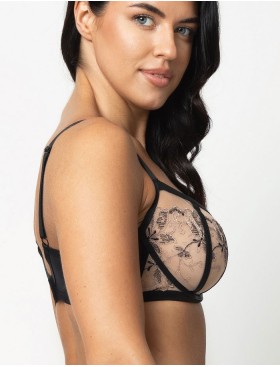 Бюстгальтер мягкий балконет Subtille OLIVIA soft balconette, Цвет: черный, Размеры: 75H, изображение 2