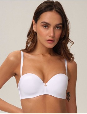 Бюстгальтер бандо пуш-ап Esotiq RAFFEN 39719 белый, Цвет: белый, Размеры: 85D, изображение 7