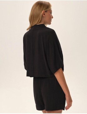 Черная пижама с шортами Esotiq 42047 JOYA, Цвет: черный, Размеры: L, изображение 2