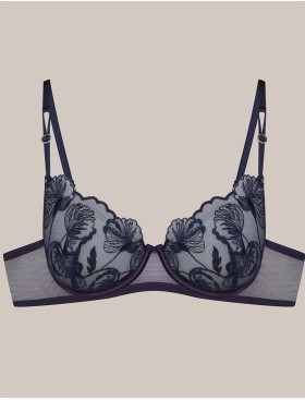 Бюстгальтер с пуш-ап вкладышами Esotiq OPHELIA 41829 темно-синий, Цвет: темно-синий, Размеры: 80C, изображение 9