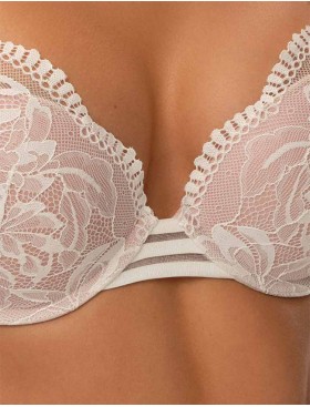 Кружевной бюстгальтер пуш-ап Esotiq OUTLINE 41786 белый, Цвет: белый, Размеры: 75D, изображение 4
