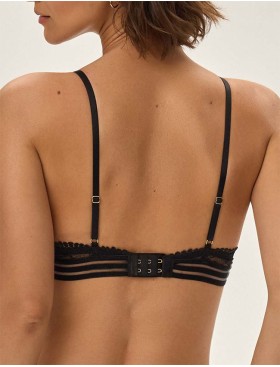 Кружевной бюстгальтер пуш-ап Esotiq OUTLINE 41786 черный, Цвет: черный, Размеры: 65E, изображение 2