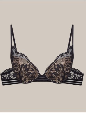 Кружевной бюстгальтер пуш-ап Esotiq OUTLINE 41786 черный, Цвет: черный, Размеры: 65E, изображение 8