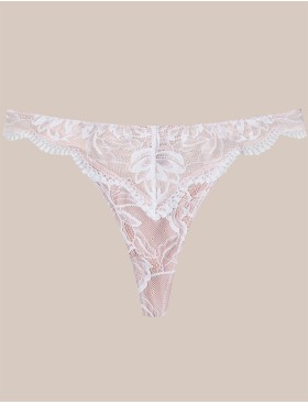 Кружевные стринги Esotiq OUTLINE 41789 белый, Цвет: белый, Размеры: L, изображение 5