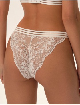 Кружевные трусики бразилиана Esotiq OUTLINE 41790 белый, Цвет: белый, Размеры: XL, изображение 2
