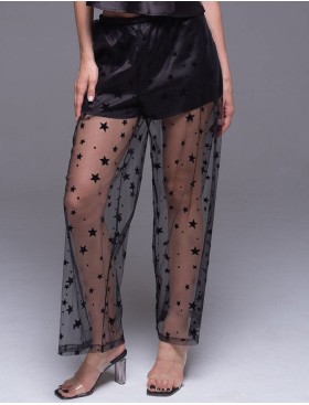 Шелковый комплект из четырех предметов Mia-Amore ANDROMEDA 4304 черный, Цвет: черный, Размеры: XS, изображение 5