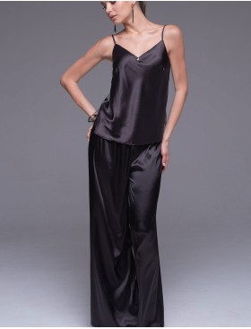 Шелковый комплект тройка Mia-Amore ANDROMEDA 4306 черный, Цвет: черный, Размеры: 2XL, изображение 3