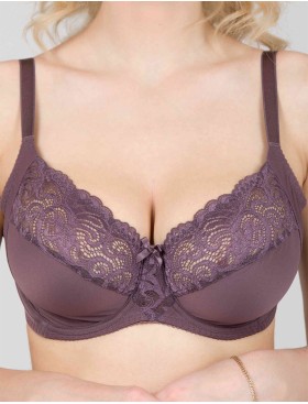 Бюстгальтер мягкий Milavitsa 100151 / 120151 шоколадный трюф, Цвет: шоколадный трюф, Размеры: 75F