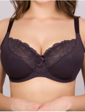 Бюстгальтер мягкий Milavitsa 102830 / 112830 эспрессо, Цвет: эспрессо, Размеры: 70I