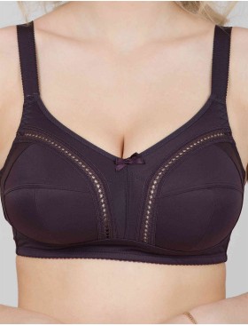 Бюстгальтер мягкий без косточек Milavitsa 104040 / 124040 эспрессо, Цвет: эспрессо, Размеры: 80D