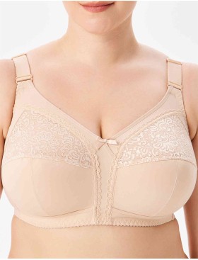 Бюстгальтер мягкий без косточек Milavitsa 104080 / 104081 / 124080 нюд, Цвет: нюд, Размеры: 105B