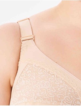 Бюстгальтер мягкий без косточек Milavitsa 104080 / 104081 / 124080 нюд, Цвет: нюд, Размеры: 105B, изображение 4