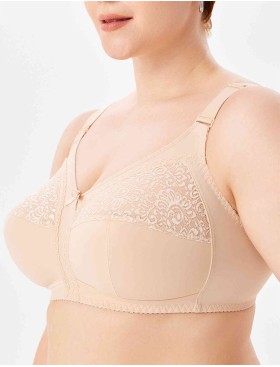 Бюстгальтер мягкий без косточек Milavitsa 104080 / 104081 / 124080 нюд, Цвет: нюд, Размеры: 105B, изображение 3