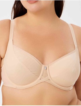 Бюстгальтер мягкий Milavitsa 105910 / 115910 / 105911 / 105912 нюд, Цвет: нюд, Размеры: 70I