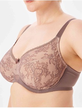 Бюстгальтер мягкий Milavitsa 128000 / 108000 лесной орех/нюд, Цвет: лесной орех/нюд, Размеры: 90B, изображение 3