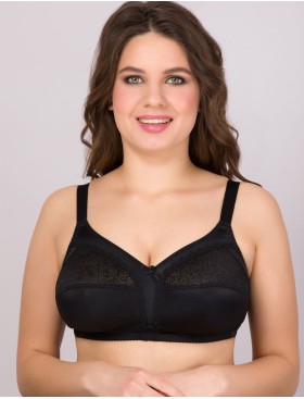 Бюстгальтер мягкий без косточек Milavitsa 104080 / 104081 / 124080 черный, Цвет: черный, Размеры: 80G, изображение 3