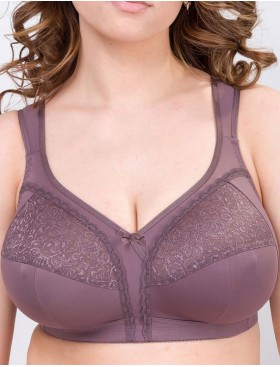 Бюстгальтер мягкий без косточек Milavitsa 104080 / 104081 / 124080 шоколадный трюф, Цвет: шоколадный трюф, Размеры: 80D