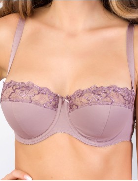 Бюстгальтер балконет Milavitsa 127510 кофейный десерт, Цвет: кофейный десерт, Размеры: 80C
