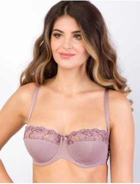 Бюстгальтер балконет Milavitsa 127510 кофейный десерт, Цвет: кофейный десерт, Размеры: 80C, изображение 2