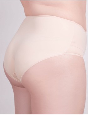 Высокие трусы слипы Milavitsa 260140 нюд, Цвет: нюд, Размеры: 5XL