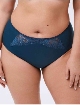 Высокие трусы слипы Milavitsa 260200 синий топаз, Цвет: синий топаз, Размеры: XL