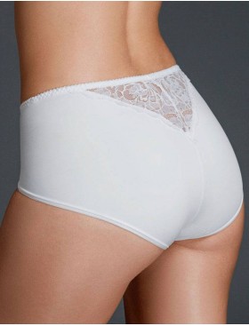 Высокие трусы слипы Milavitsa 260210 белый, Цвет: белый, Размеры: 2XL