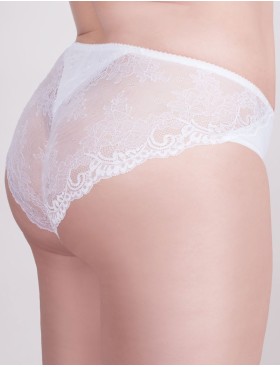 Трусы слипы с кружевной задней деталью Milavitsa 260540 белый, Цвет: белый, Размеры: L