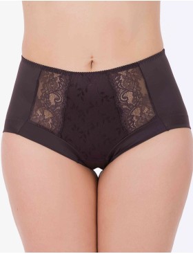 Высокие трусы слипы Milavitsa 260550 эспрессо, Цвет: эспрессо, Размеры: 2XL