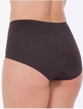 Высокие трусы слипы Milavitsa 260550 эспрессо, Цвет: эспрессо, Размеры: 2XL, изображение 2