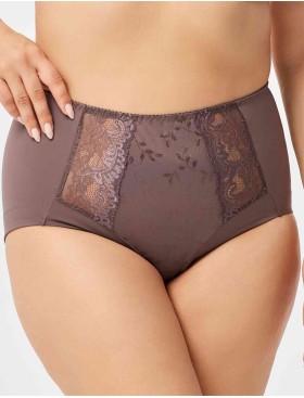 Высокие трусы слипы Milavitsa 260550 шоколадный трюф, Цвет: шоколадный трюф, Размеры: 5XL