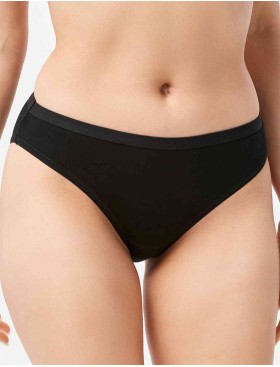 Трусы женские хлопок Milavitsa 265430 черный, Цвет: черный, Размеры: M